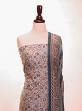 Bin Saeed Printed Khaddar Suits Unstitched 3 Piece - BS25K 115